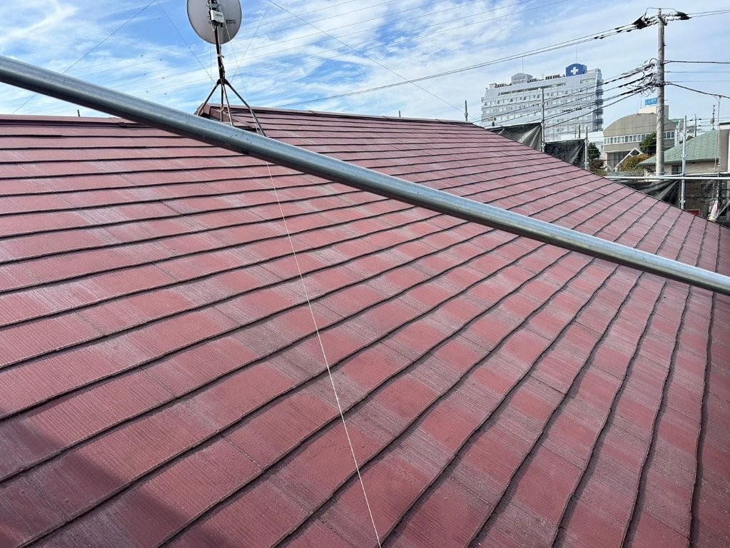 塗り替え塗装前の屋根