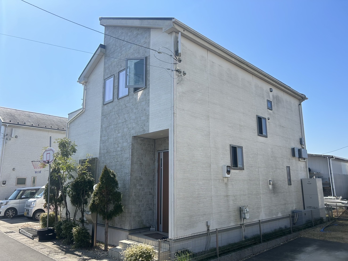 塗り替え塗装前の外壁