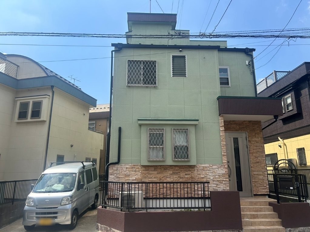 塗り替え塗装後の外壁