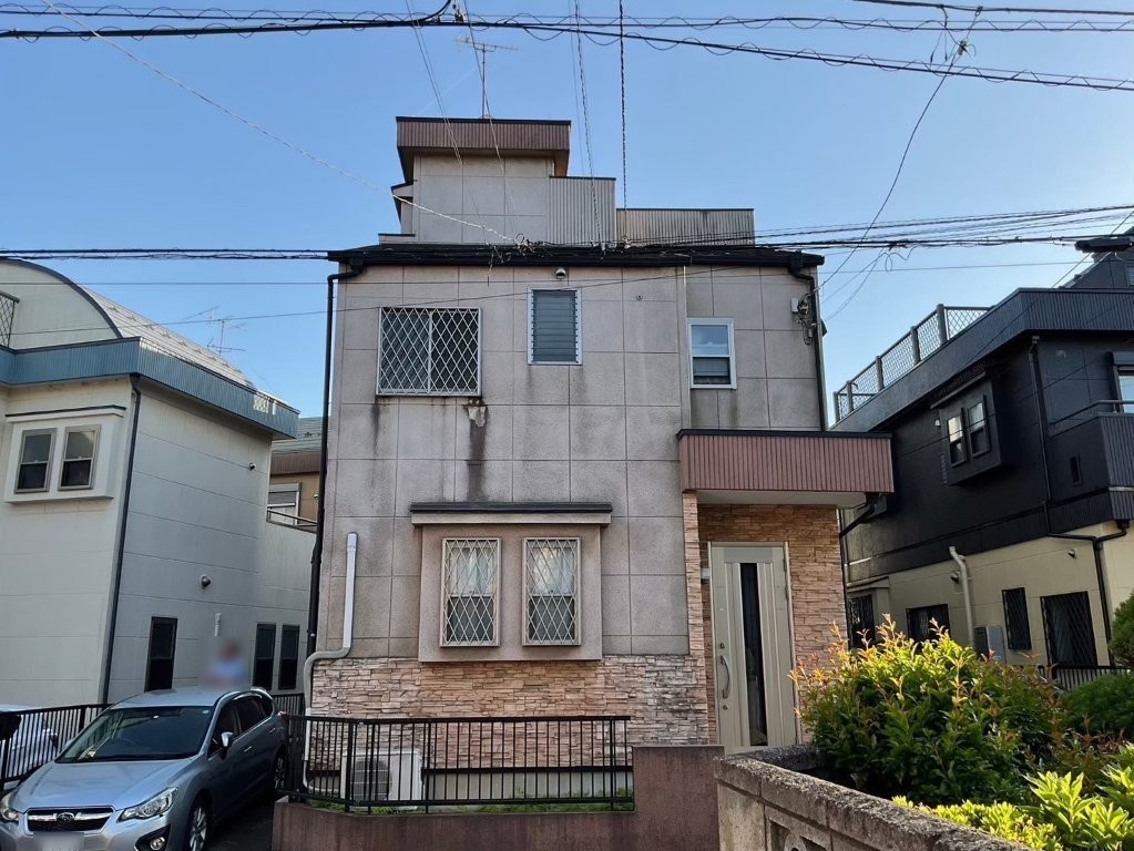 塗り替え塗装前の外壁