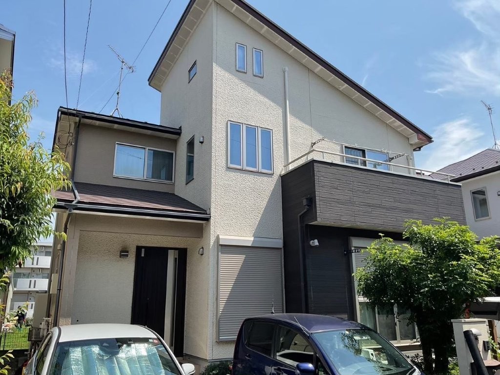 塗り替え塗装前の外壁・屋根・付帯部