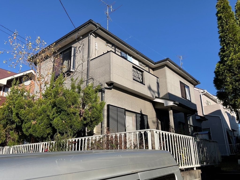 塗り替え塗装前の外壁・付帯部