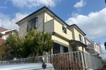 塗り替え塗装後の外壁・付帯部