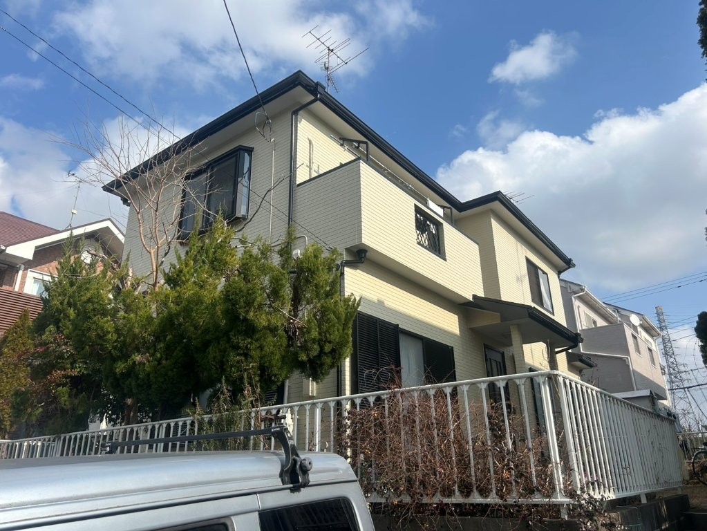 塗り替え塗装後の外壁・付帯部