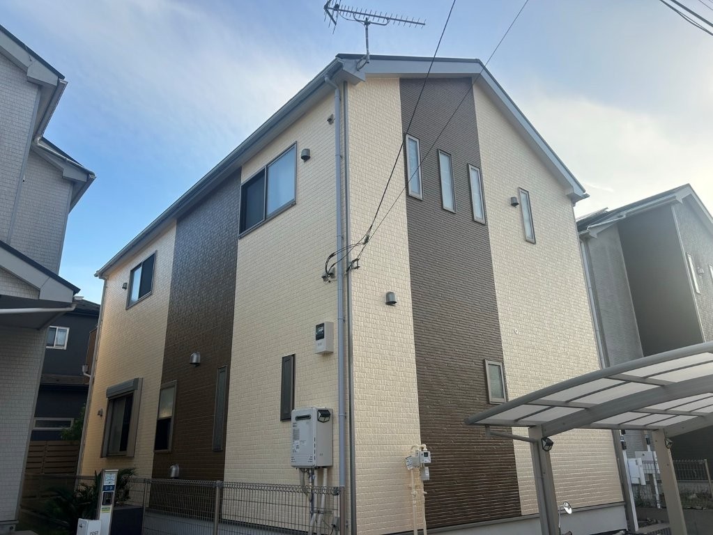 塗り替え塗装後の外壁・付帯部